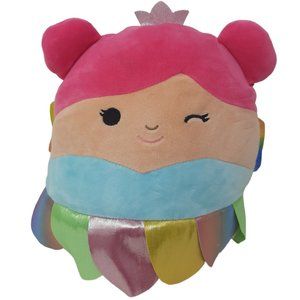 Kellytoy Squishmallows Esmina Rainbow Fairy Princess Stuffed Animal Plush Toy 8"